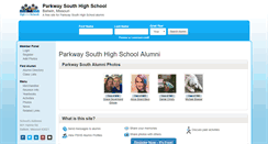 Desktop Screenshot of parkwaysouthhighschool.org